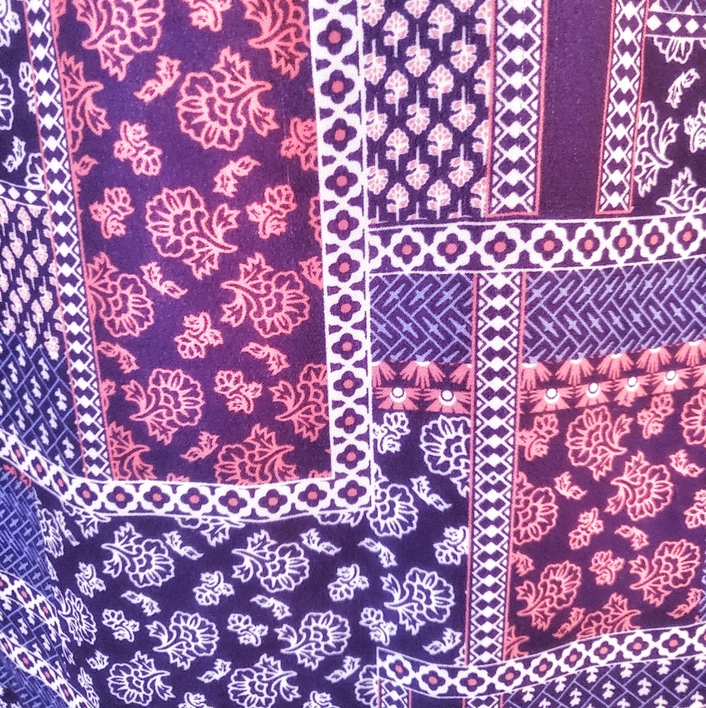 Violet & Claire Floral Sleeveless Top Multi Colored Size S - Picture 5 of 11